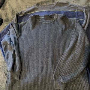 2 long sleeve thick shirts